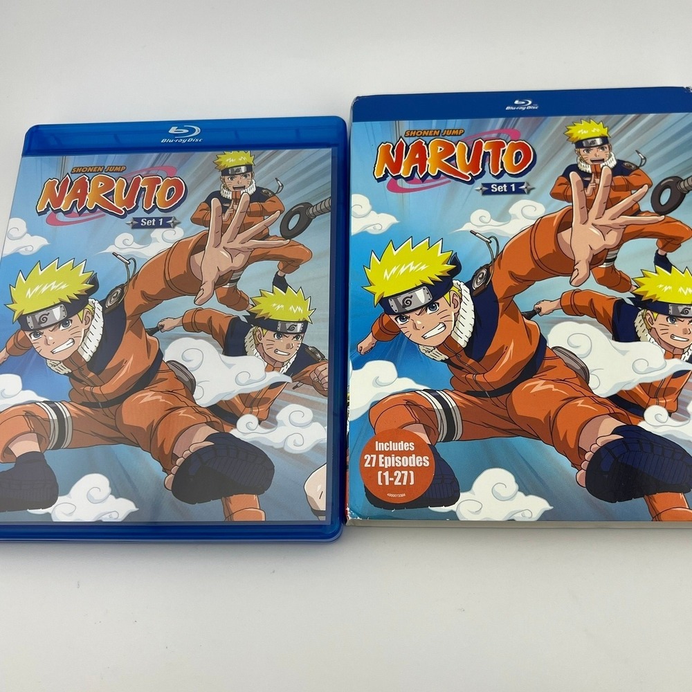 Naruto Set 1 Blu-ray 4 Disc Episodes 1–27 with Slipcover 2020